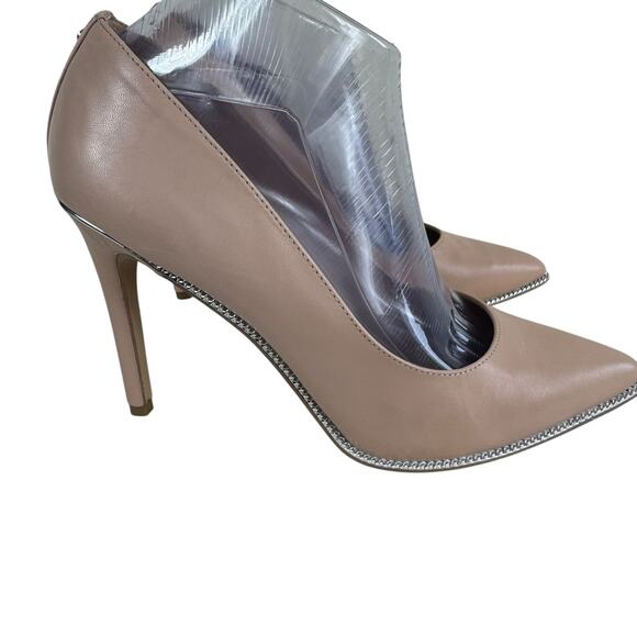 BCBGeneration Harleigh Shell Pink Leather Pointed Toe High Heel Pumps Size 9.5B - Picture 2 of 8
